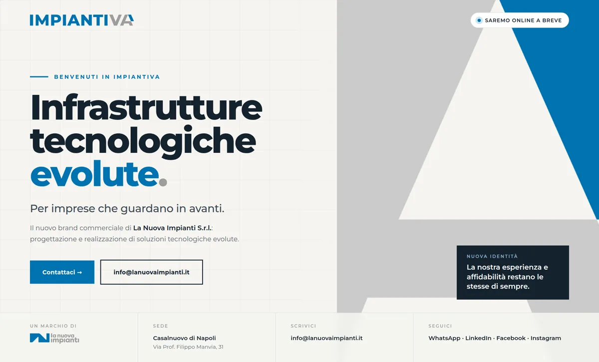 Impiantiva, infrastrutture tecnologiche per le imprese